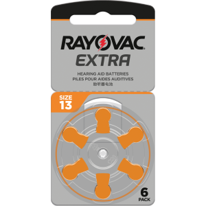 6 Батерии за слухов апарат 13 Extra Advance - Rayovac